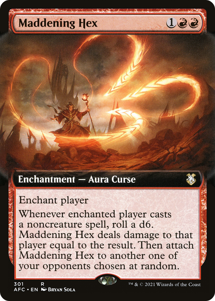 Maddening Hex (AFC-301) (Extended Art)