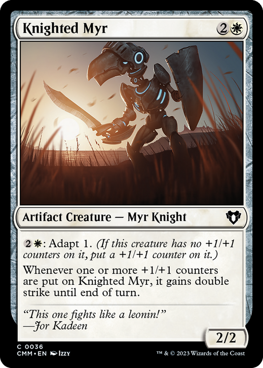 Knighted Myr (CMM-036) (Foil)