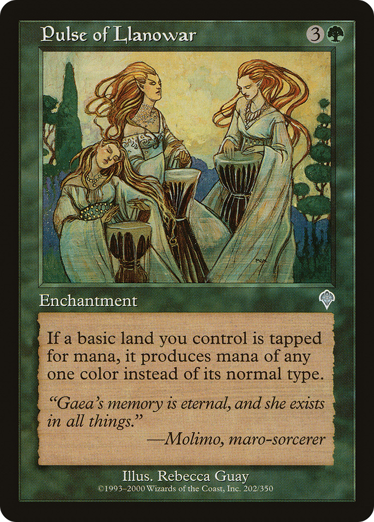 Pulse of Llanowar (INV-202) (Foil)