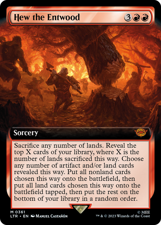 Hew the Entwood (LTR-361) (Extended Art)