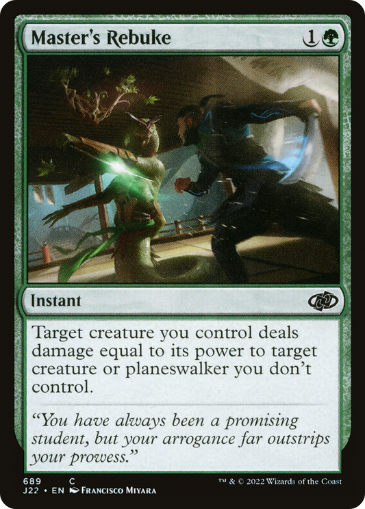 Master's Rebuke (J22-689)