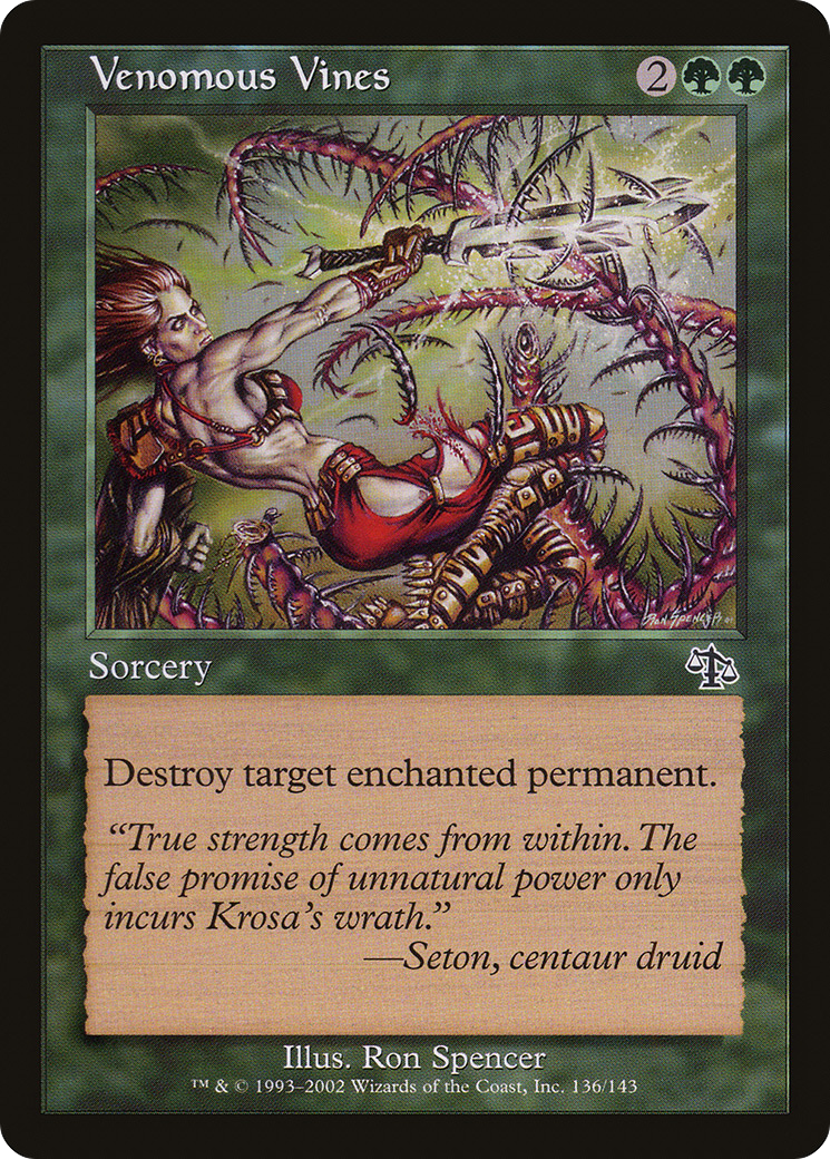 Venomous Vines (JUD-136) (Foil)