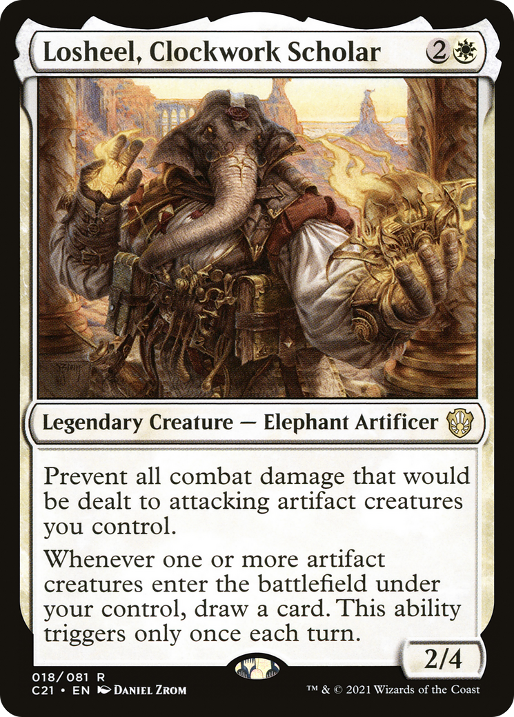 Losheel, Clockwork Scholar (C21-018)