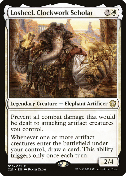 Losheel, Clockwork Scholar (C21-018)