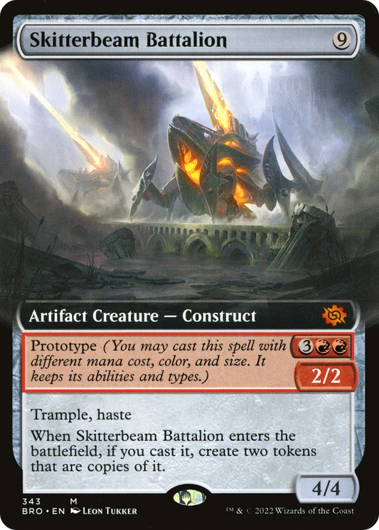 Skitterbeam Battalion (BRO-343) (Extended Art) (Foil)