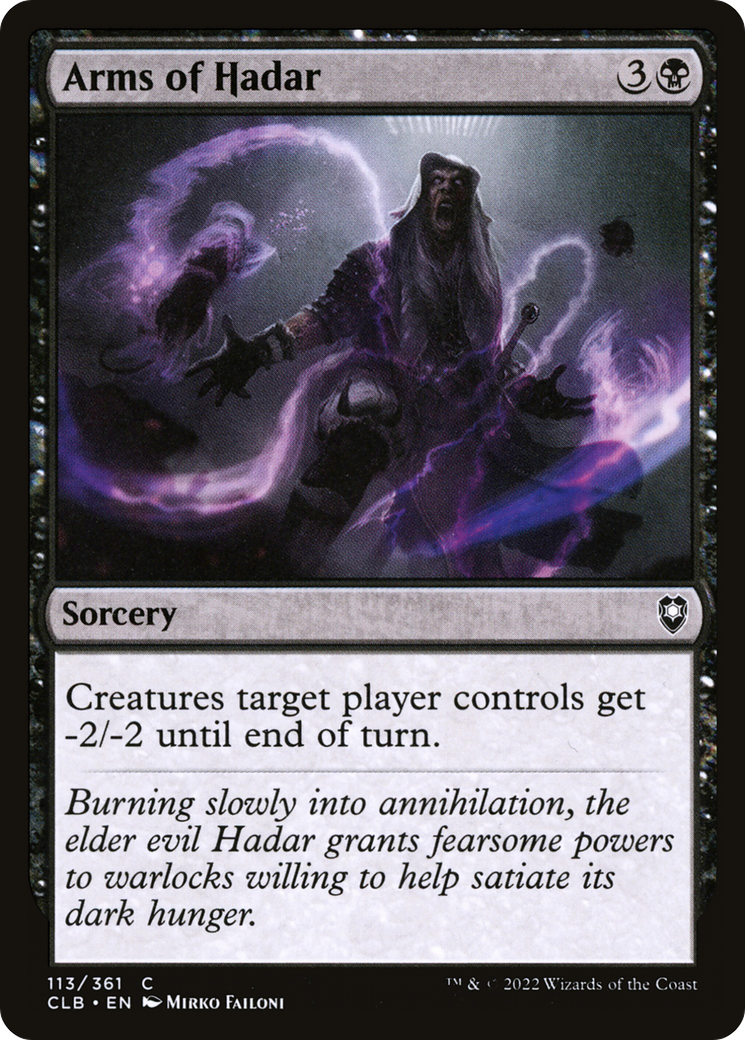 Arms of Hadar (CLB-113) (Foil)