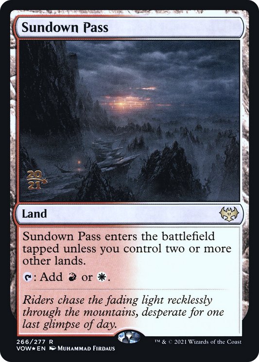 Sundown Pass (PRE-266S) (Foil)