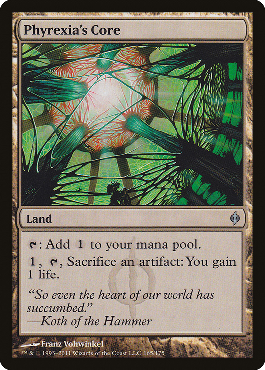 Phyrexia's Core (NPH-165) (Foil)