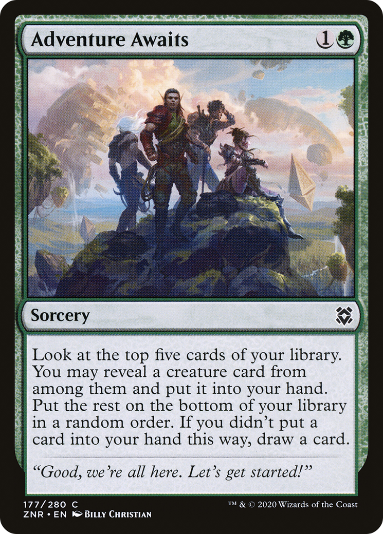 Adventure Awaits (ZNR-177) (Foil)