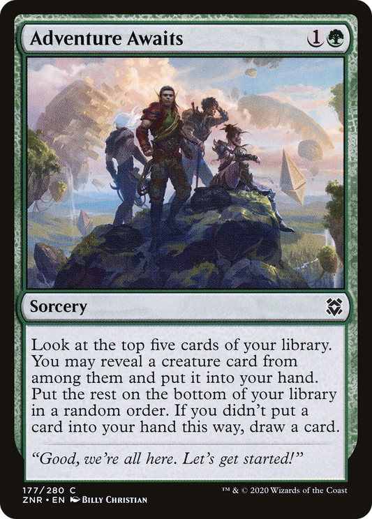 Adventure Awaits (ZNR-177) (Foil)