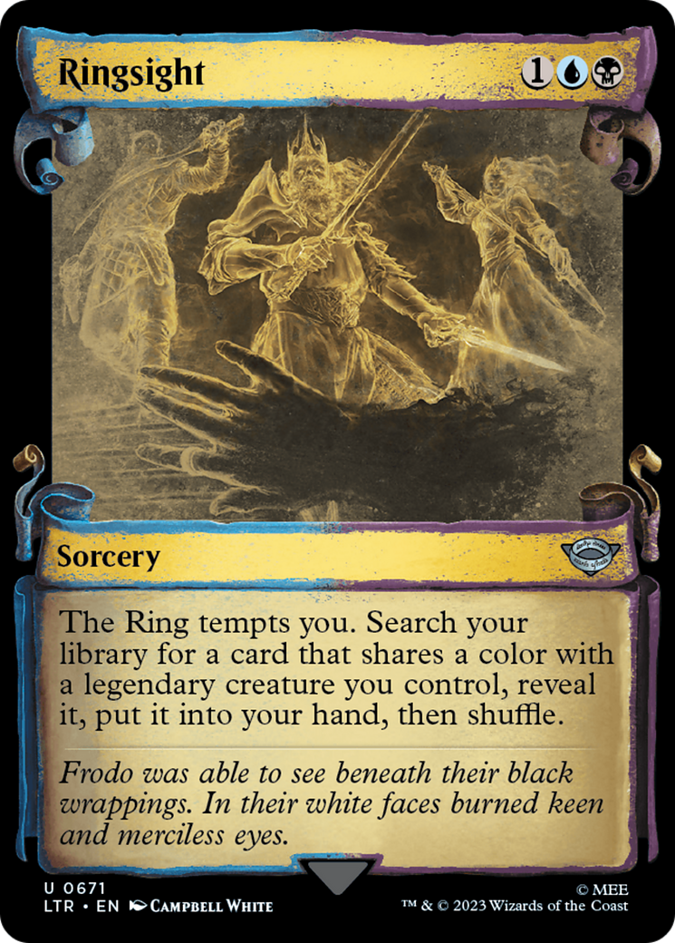 Ringsight (LTR-671) (Showcase) (Scroll) (Foil)