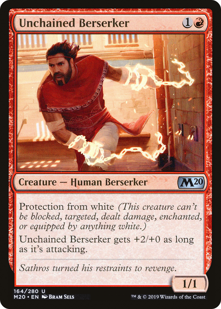 Unchained Berserker (M20-164) (Foil)