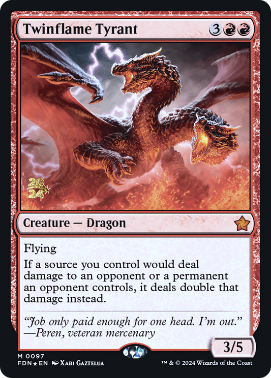 Twinflame Tyrant (PRE-97S) (Foil)