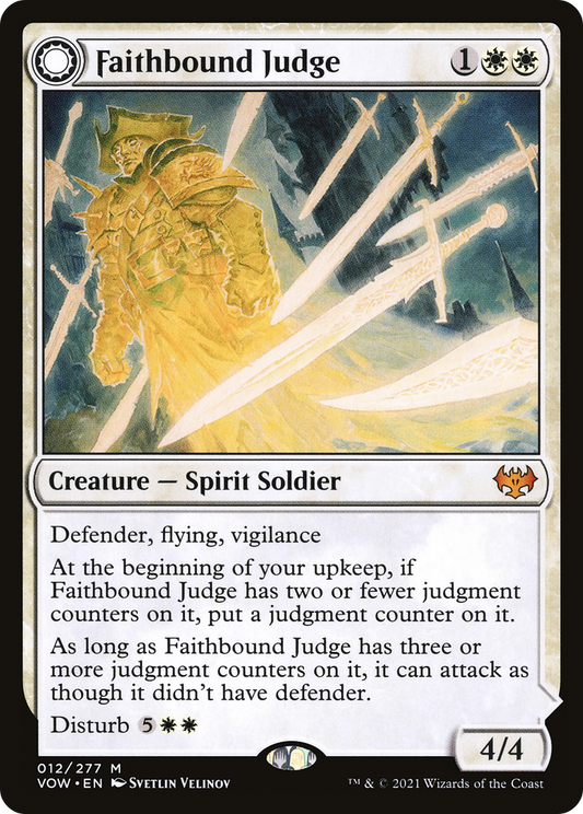 Faithbound Judge // Sinner's Judgment (VOW-012) (Foil)