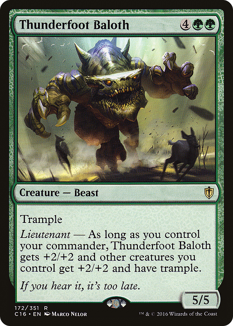 Thunderfoot Baloth (C16-172)