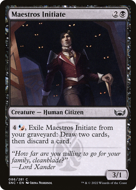 Maestros Initiate (SNC-086) (Foil)