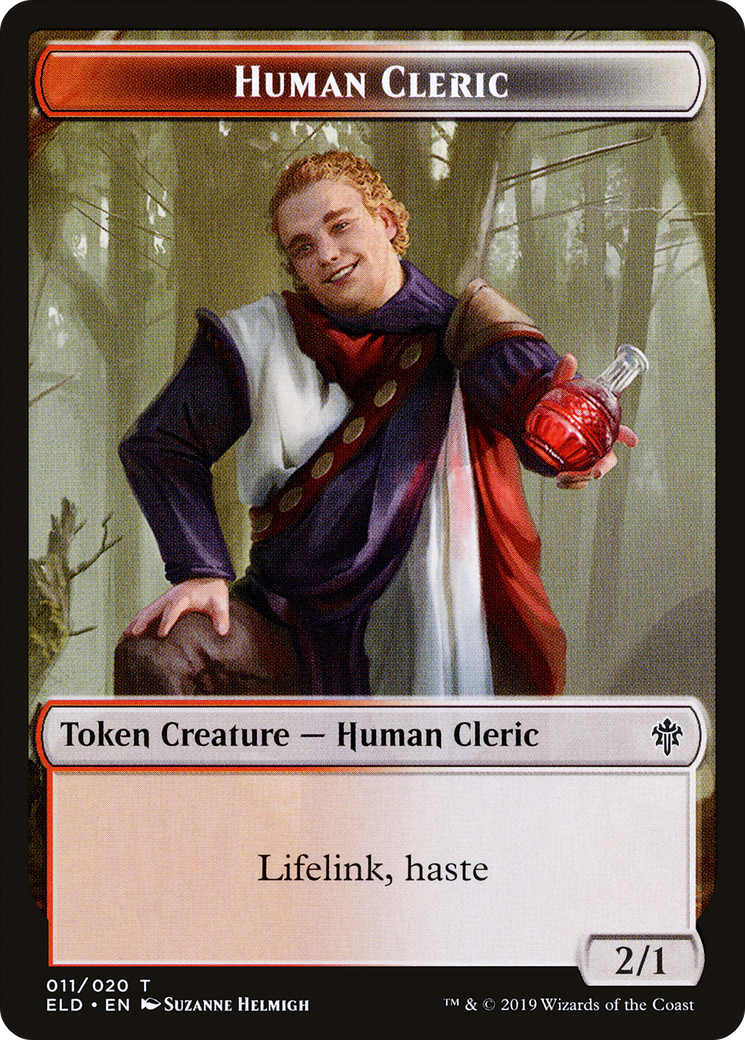 Human Cleric Token (TELD-011)