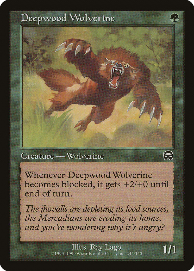 Deepwood Wolverine (MMQ-242) (Foil)