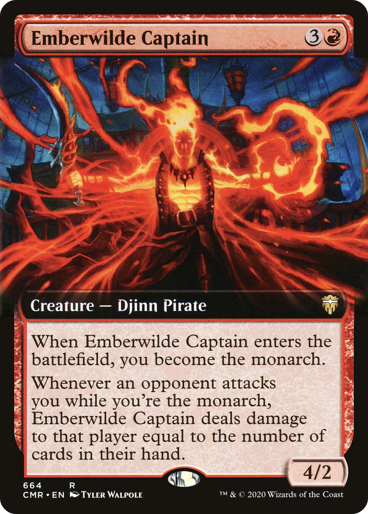 Emberwilde Captain (CMR-664) (Extended Art) (Foil)