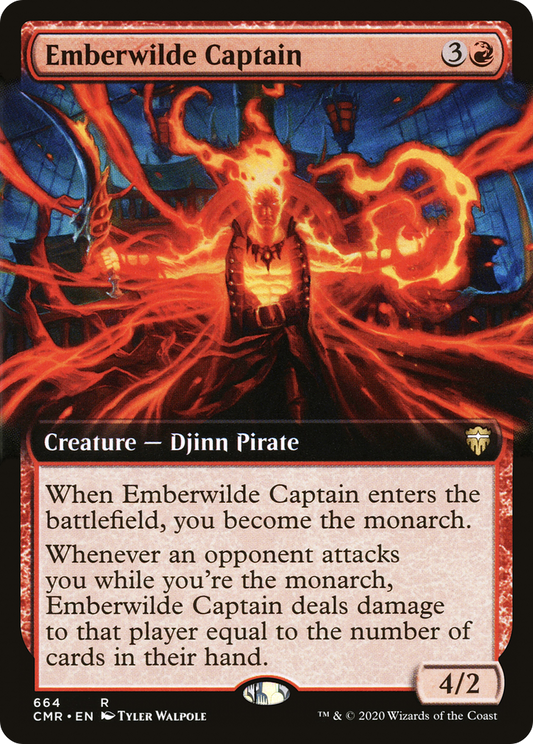 Emberwilde Captain (CMR-664) (Extended Art) (Foil)