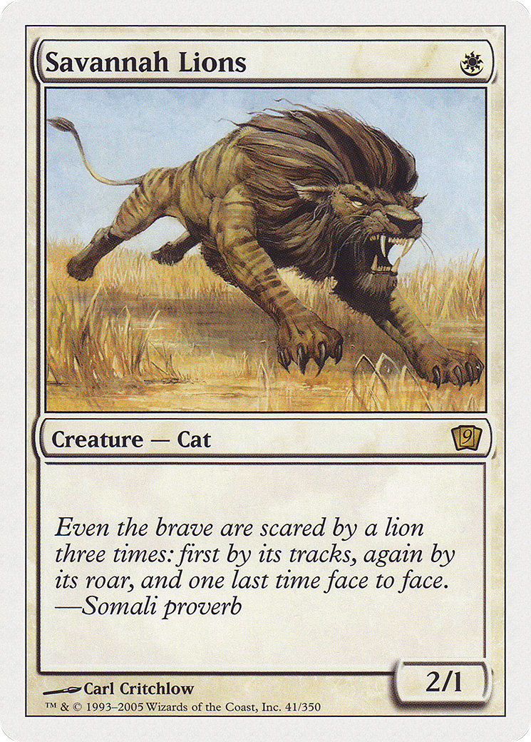 Savannah Lions (9ED-041)
