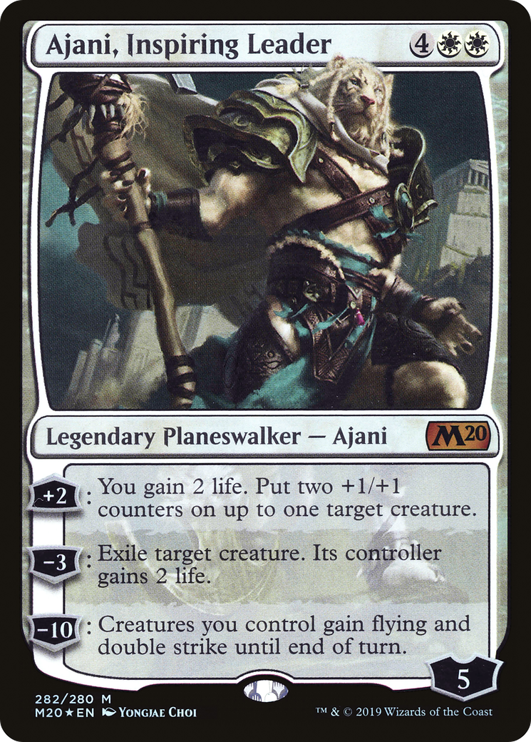 Ajani, Inspiring Leader (M20-282) (Foil)
