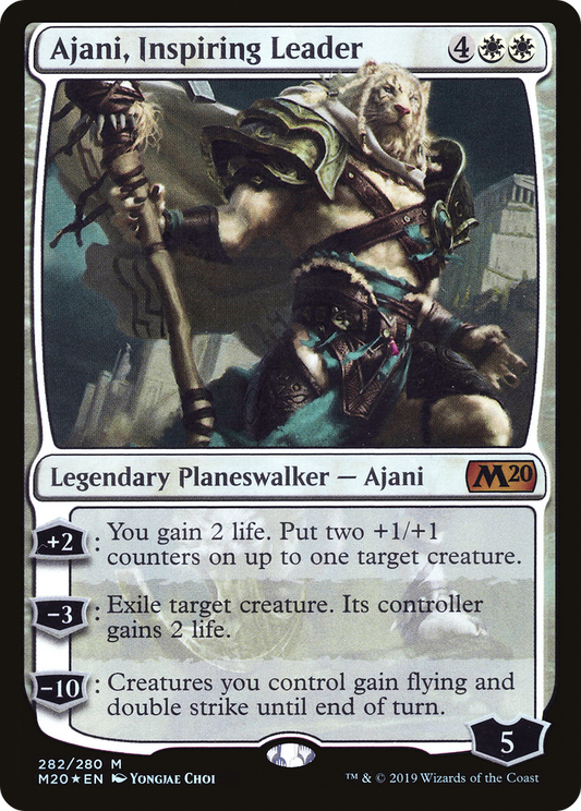 Ajani, Inspiring Leader (M20-282) (Foil)