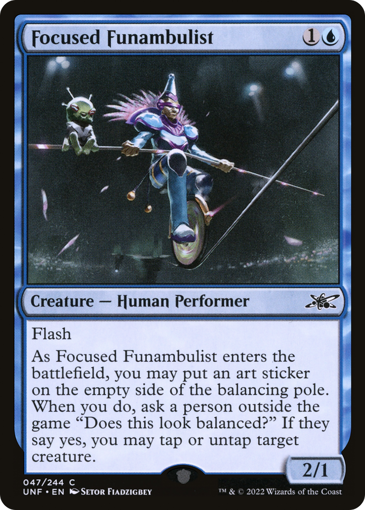 Focused Funambulist (UNF-047) (Foil)