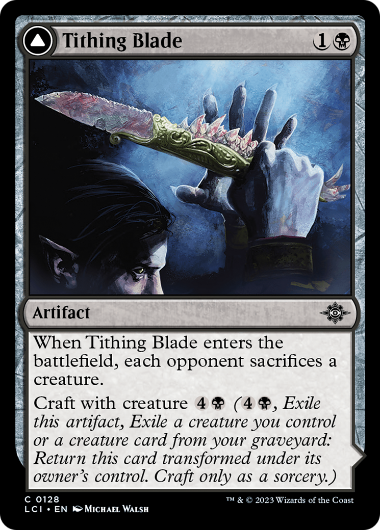 Tithing Blade // Consuming Sepulcher (LCI-128) (Foil)