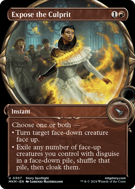 Expose the Culprit (MKM-307) (Showcase) (Foil)