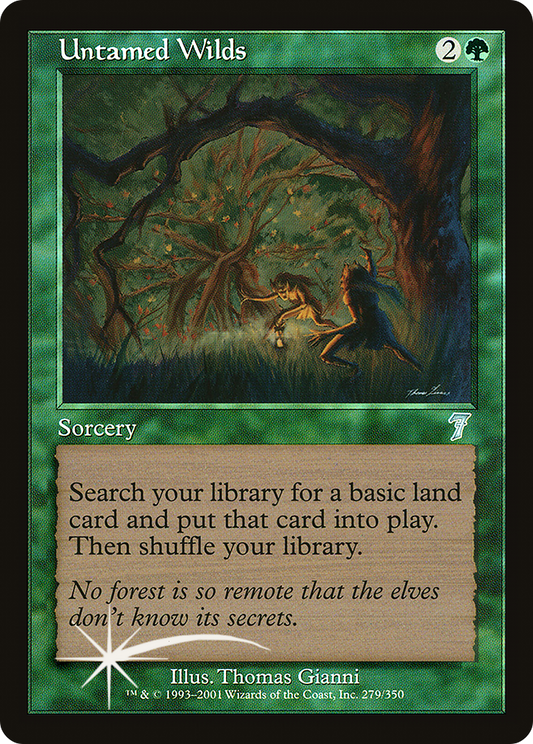 Untamed Wilds (7ED-279★) (Foil)