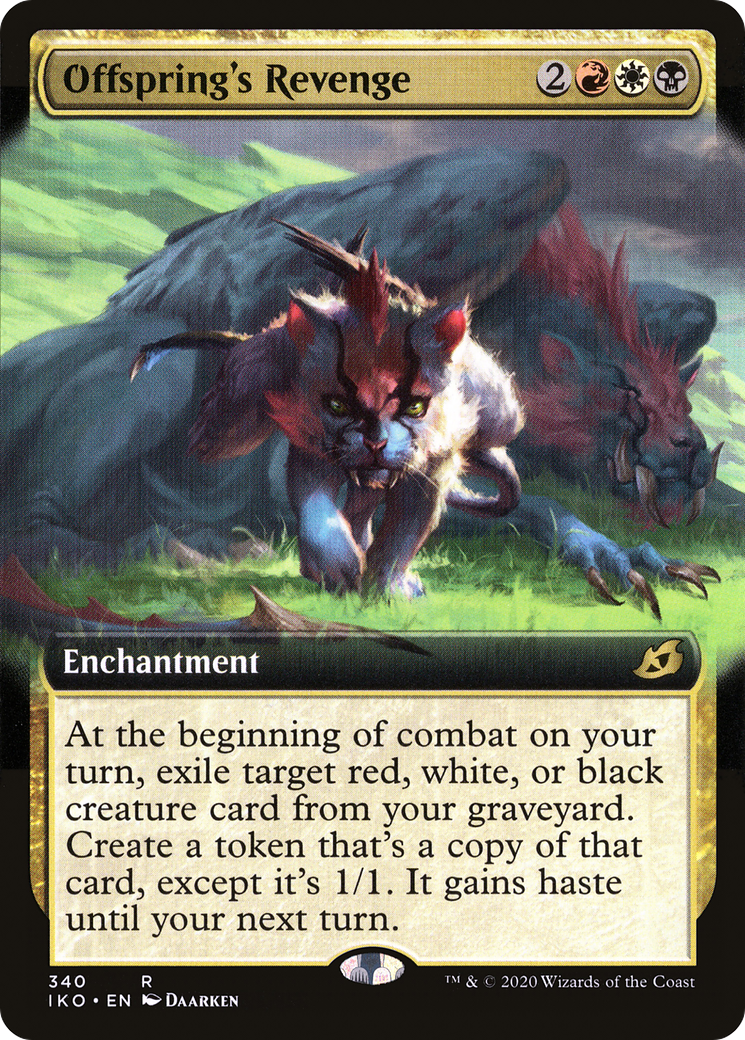 Offspring's Revenge (IKO-340) (Extended Art) (Foil)