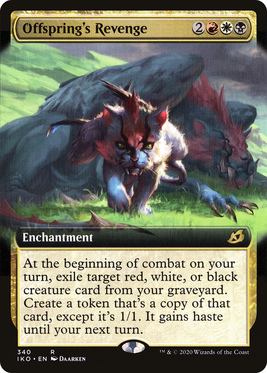 Offspring's Revenge (IKO-340) (Extended Art) (Foil)