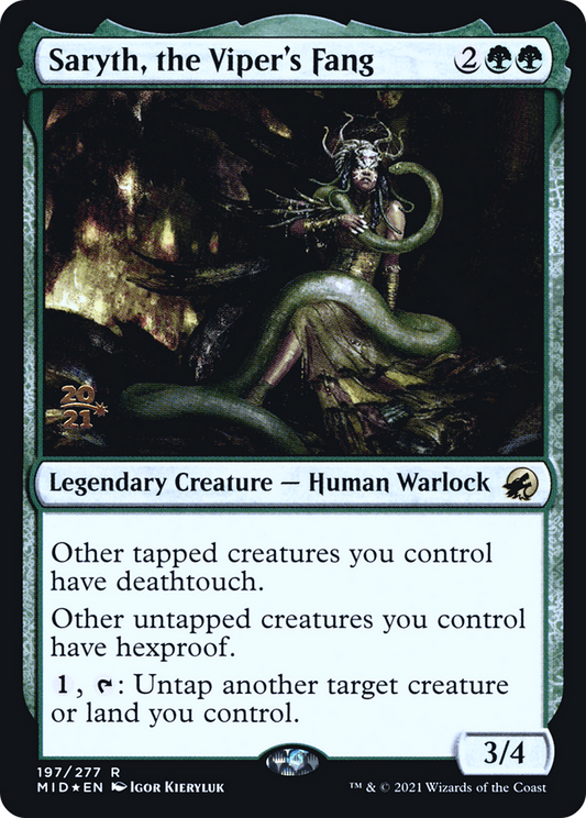 Saryth, the Viper's Fang (PRE-197S) (Foil)