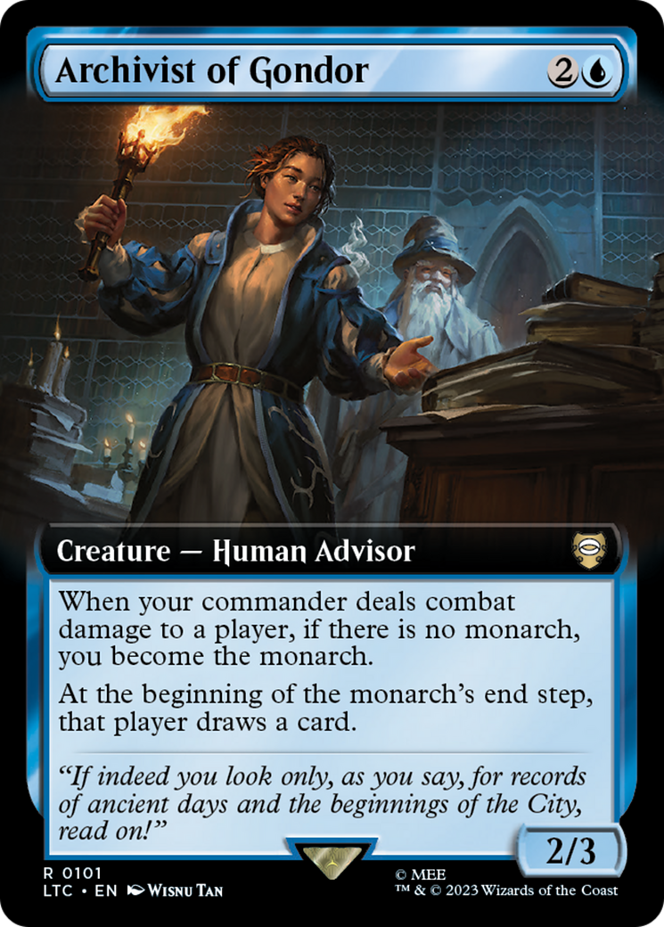 Archivist of Gondor (LTC-101) (Extended Art)
