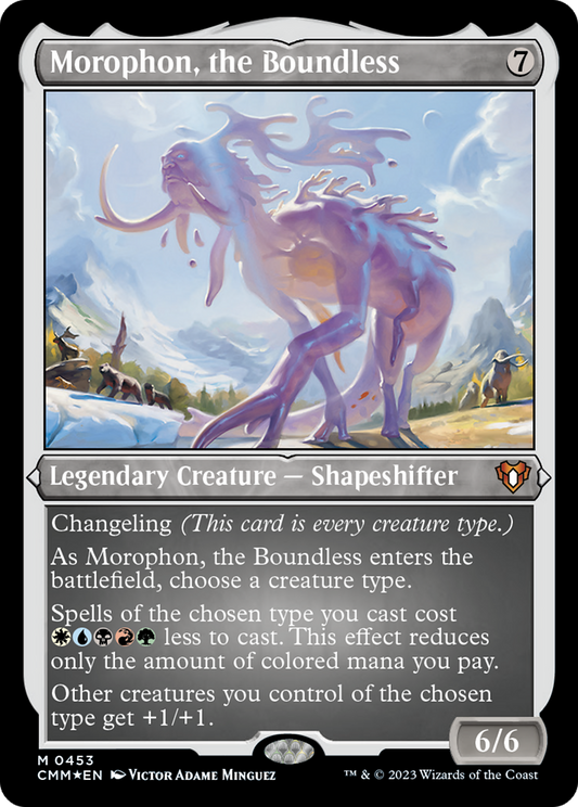 Morophon, the Boundless (CMM-453) (Etched Foil)