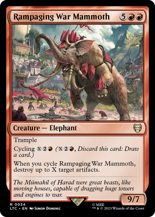 Rampaging War Mammoth (LTC-034)