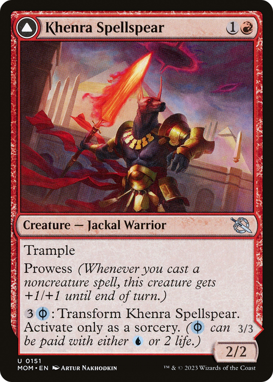 Khenra Spellspear // Gitaxian Spellstalker (MOM-151)