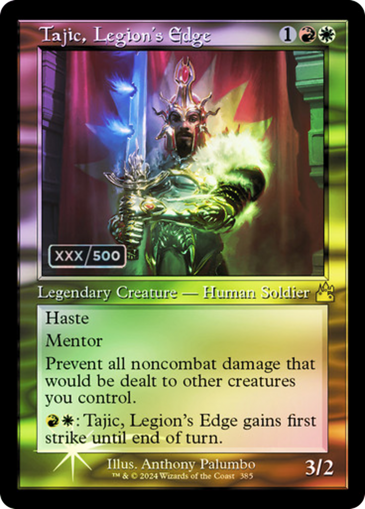 Tajic, Legion's Edge (RVR-385Z) (Foil) (Serialized)