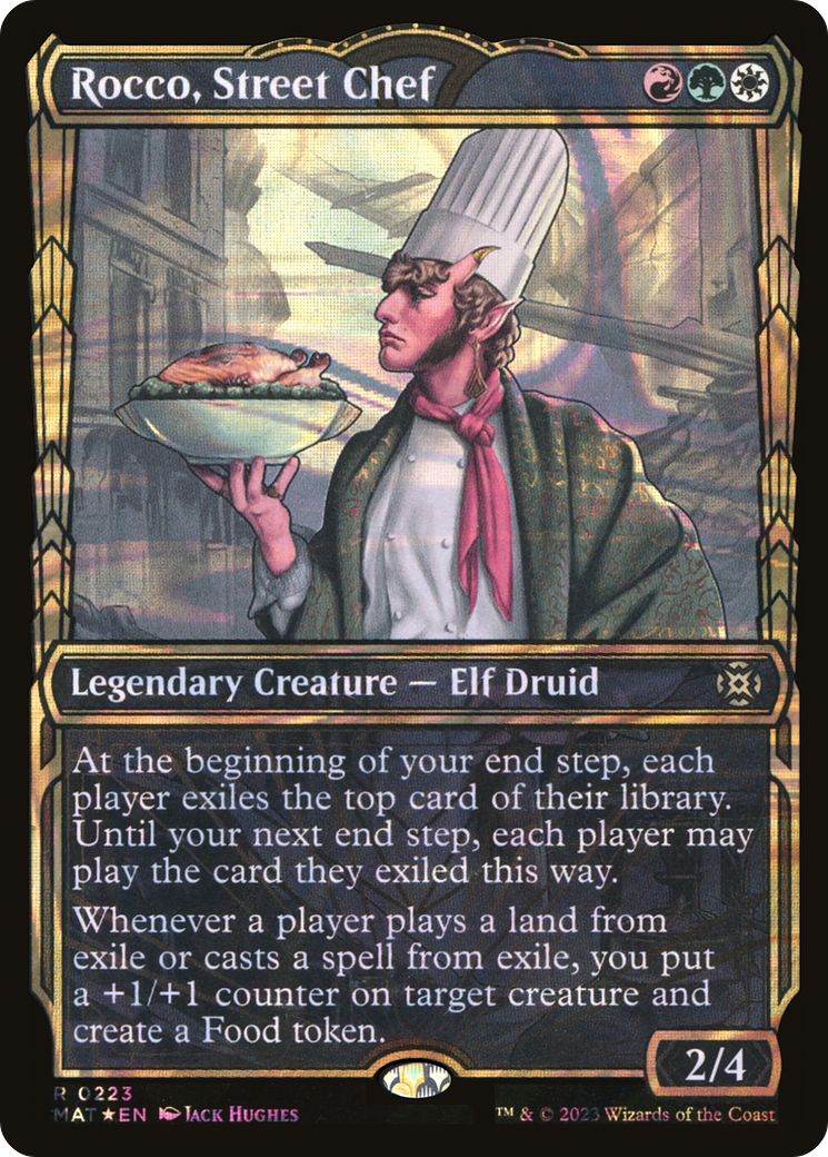 Rocco, Street Chef (MAT-223) (Showcase) (Halo) (Foil)