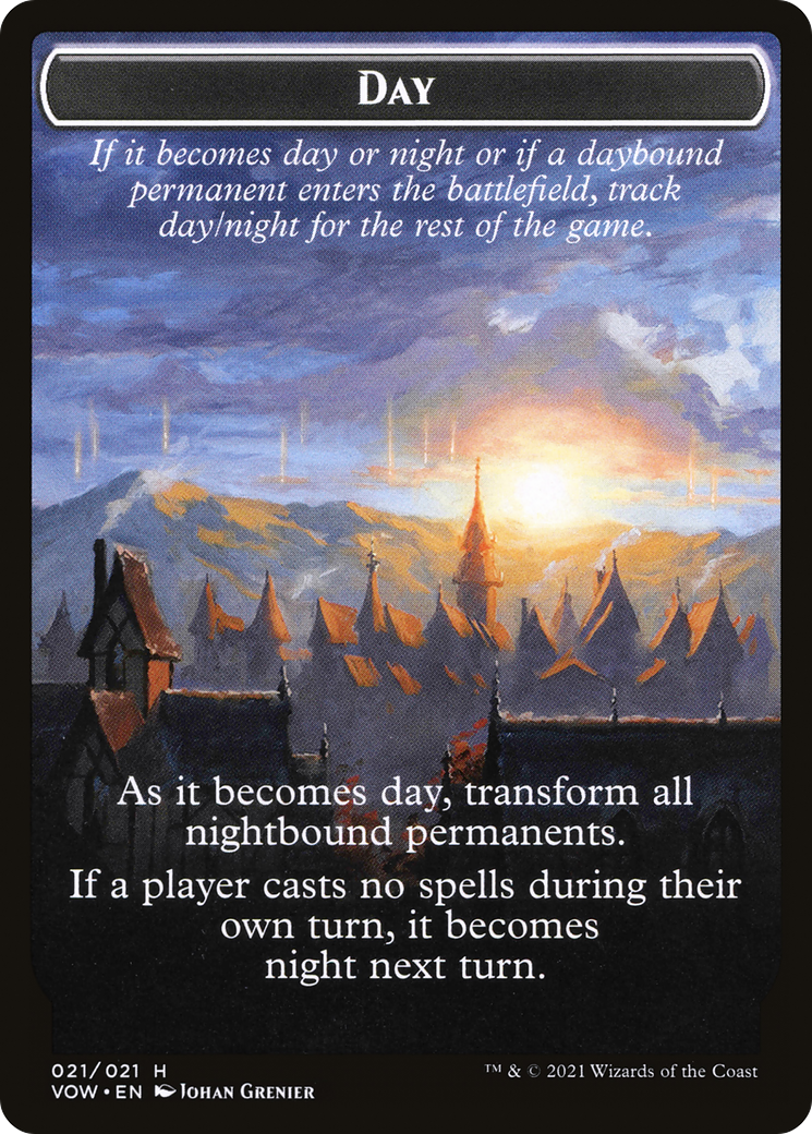 Day // Night Double-Sided Token (TVOW-021)