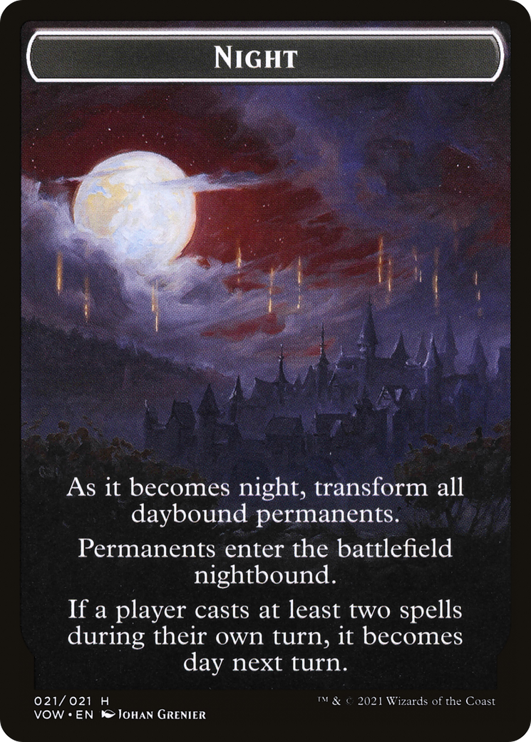 Day // Night Double-Sided Token (TVOW-021)