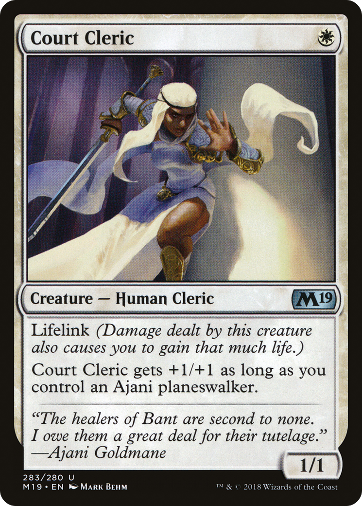 Court Cleric (M19-283)