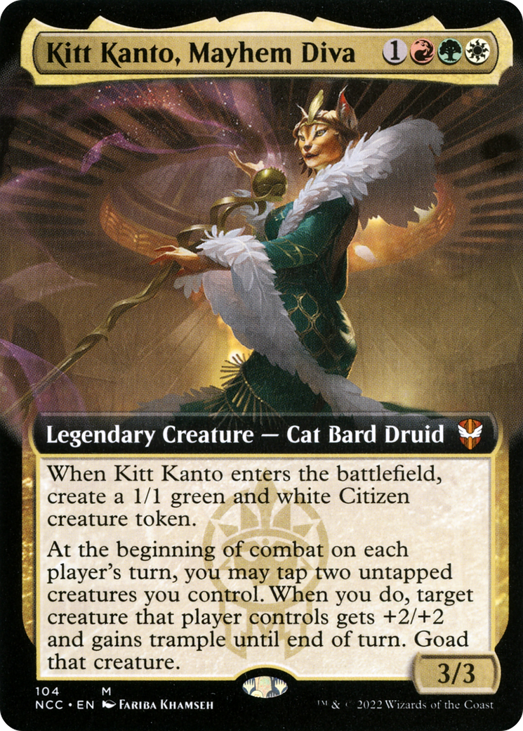 Kitt Kanto, Mayhem Diva (NCC-104) (Extended Art) (Foil)