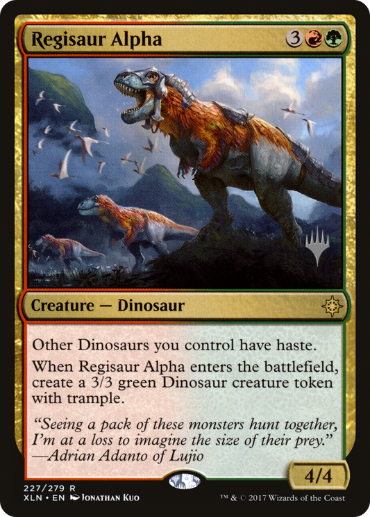 Regisaur Alpha (PPM20-227P) (Foil)