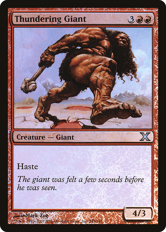 Thundering Giant (10E-243★) (Foil)