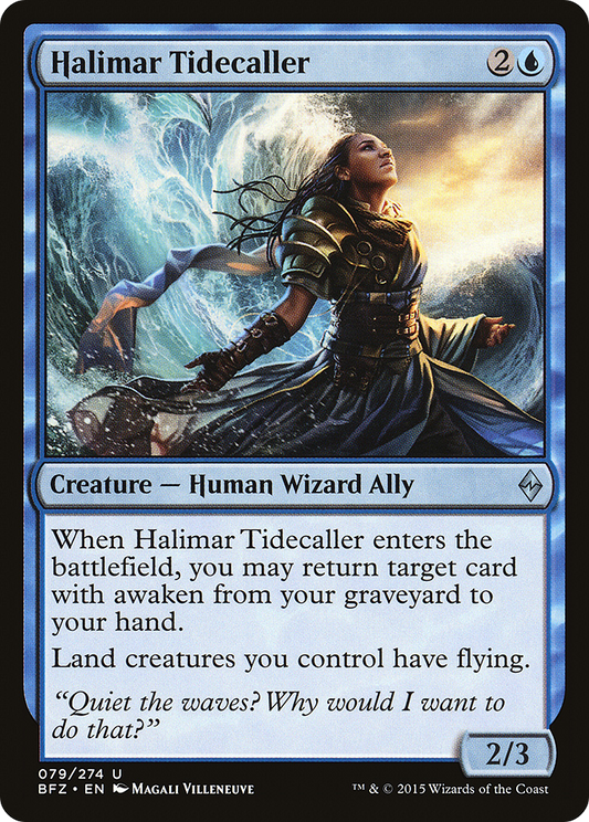 Halimar Tidecaller (BFZ-079) (Foil)