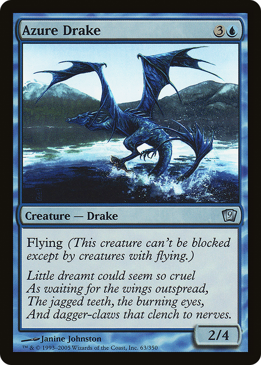 Azure Drake (9ED-63★) (Foil)