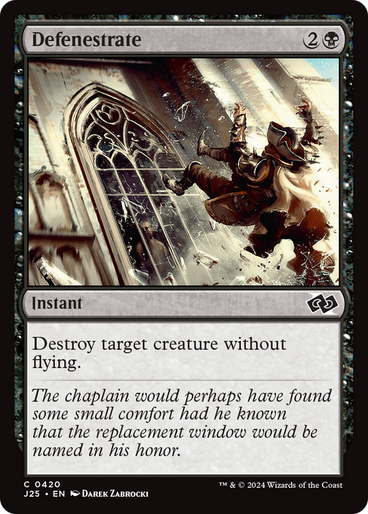 Defenestrate (J25-420)