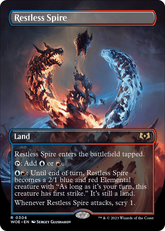 Restless Spire (WOE-306) (Borderless) (Foil)